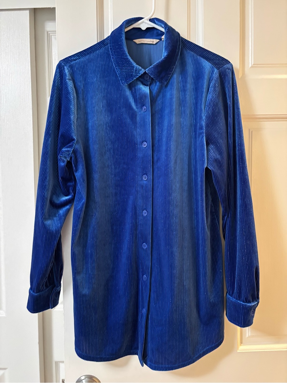 Soft Surroundings Velvet Button-Front Tunics